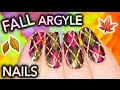 Classic Betch Argyle Nails for Fall