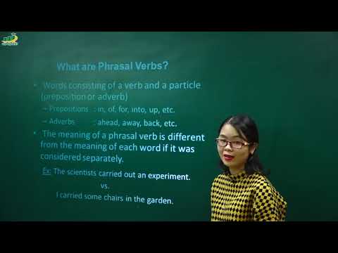 Video Tiếng Anh lớp 9 - Bài giảng Ôn tập Cụm động từ trong... - youtube