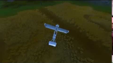 Scrap mechanic - Snow plane flying with suspension glitch, Grego, MJM, Durf, and Jude mods