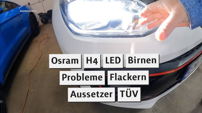 OSRAM H4-LED Birnen für 130 Euro!! Ich will mein Geld zurück I Einbau im VW  UP 