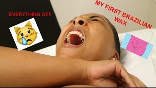 My FIRST Brazilian Wax Reaction Brazilian Wax By Andreia