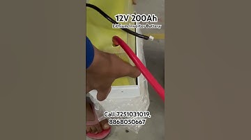 Pulstron 12V 200Ah Lithium Inverter Battery #pulstron #lithiumbatteries #batterytechnology