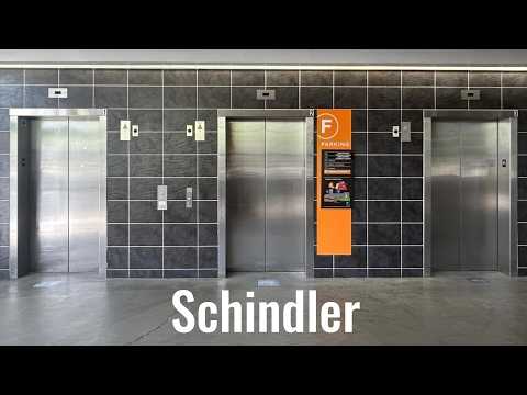 2007 Schindler HT 330A VR Hydraulic Elevators at Garage F, Natick Mall, Natick MA