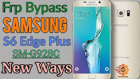 Samsung S6 Edge Plus FRP/Google Account Bypass New Ways Without Pc.