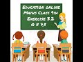 Maths Class 9th, New book, Chapter 3 Exercise 3.2 According to the new syllabus of PTB