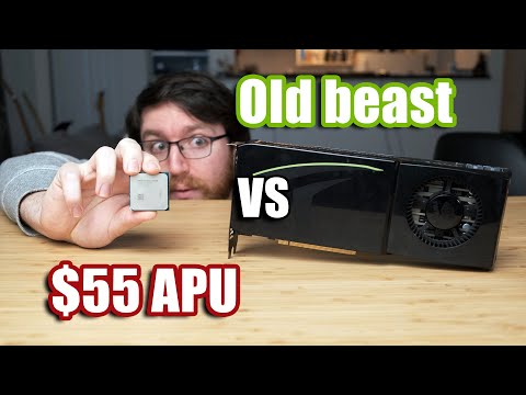 $55 APU vs 11 year old flagship graphics card: Who wins?