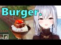 Hakase Fuyuki embarassed to order a big burger