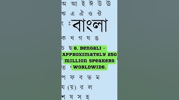 The 10 Most Spoken Languages in the World..