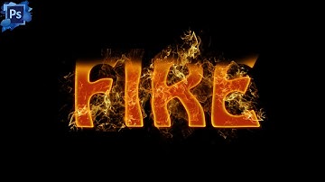 Photoshop: Fire Text Effect