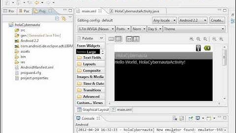 primer proyecto con eclipse para android - esta todo configurado?