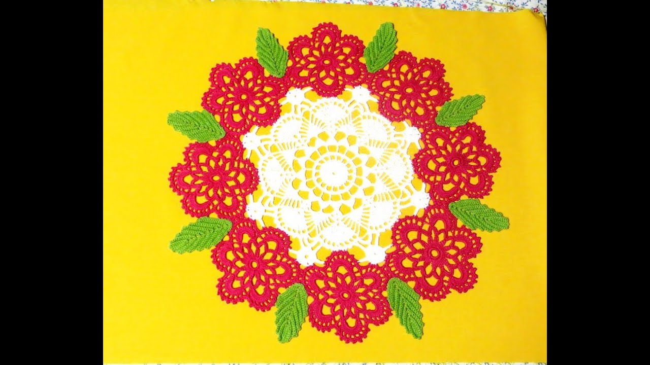 Салфетка крючком 