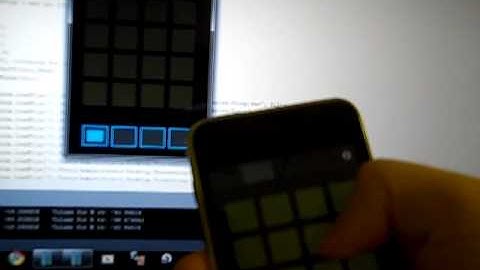 TouchOSC and Processing - Audio Launching (Daft Punk)