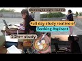 Full day of a banking aspirant10 hr study routine studyvlogs banking studyroutinerbi sbi ibps