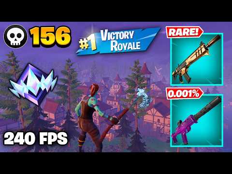 156 Elimination "RANKED RELOAD" Gameplay Wins (Fortnite Chapter 7 Keyboard & Mouse)