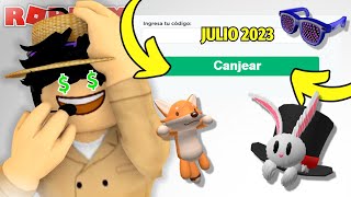  TODOS los PROMOCODES *GRATIS* de ROBLOX JULIO 2023 