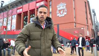 LIVERPOOL: VEJA O AMBIENTE NAS RUAS DE ANFIELD E ARQUIBANCADA THE KOP EM DIA DE JOGO