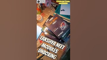 PW LAKSHYA NEET 2026 MODULES UNBOXING @PhysicsWallah #class12th #neet2026