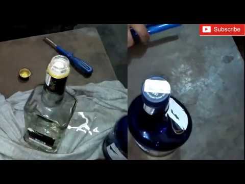 How to remove bottle cap/ Nozzle/ how to remove liquor bottle