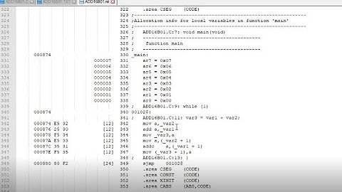 Using the SDCC "C" Programming Language Compiler on a 8031/8051 Microcontroller