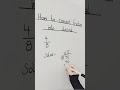 How to Convert Fractions to Decimals#maths #decimal #shorts