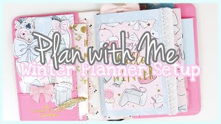 Plan with Me // Winter Planner Setup // Hello Petite Paper