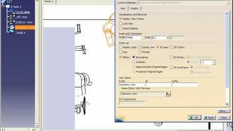 Catia V5 Tutorial-127 View Scale