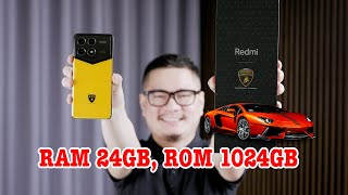 Mở hộp Redmi K70 Pro Lamborghini CẤU HÌNH CỰC ĐẠI!