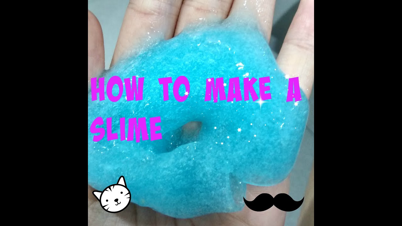 How to make slime WITHOUT borax, liquid starch and tide - YouTube