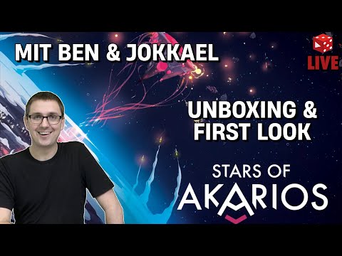 Stars of Akarios - Live - Unboxing & First Look auf deutsch mit Jokkael & Ben