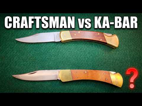 Folding Hunter Comparison: KaBar vs. Craftsman - Who Wins?