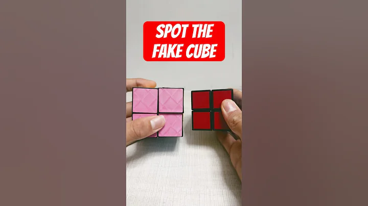 Can you spot the fake 2x2x2 cube? 🤔 #rubikscube #cubing #cube #rubik #cubes #impossiblecube #cubers