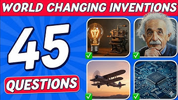  Invention Quiz | Can You Guess Who Invented These Things? #quiz #invention #scientist
