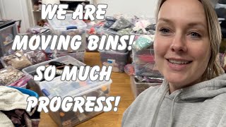 Office Makeover Vlog | Finally Moving Bins & Shelves