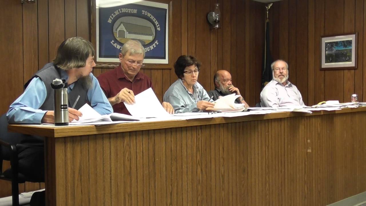 Wilmington Township Lawrence County 4/19/2016 Part 4 Planning Commission Mtg