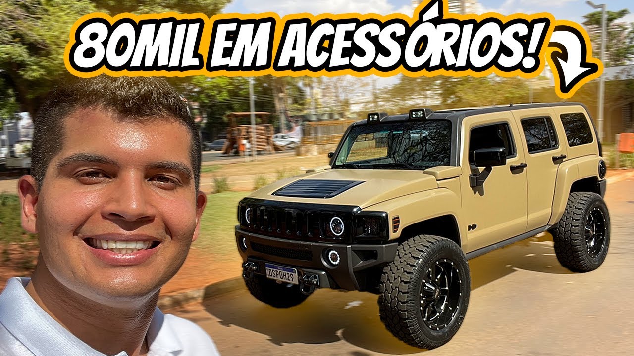 Hummer H3 2006, um veículo de GUERRA com motor 5 CILÍNDROS. Rival do Marea?