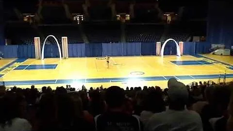WVU Feature Twirler Kylie Garner - 2015 National C...