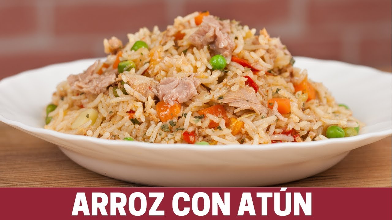 Horno Restricción Repetirse Arroz con atún - receta fácil con arroz basmati - YouTube