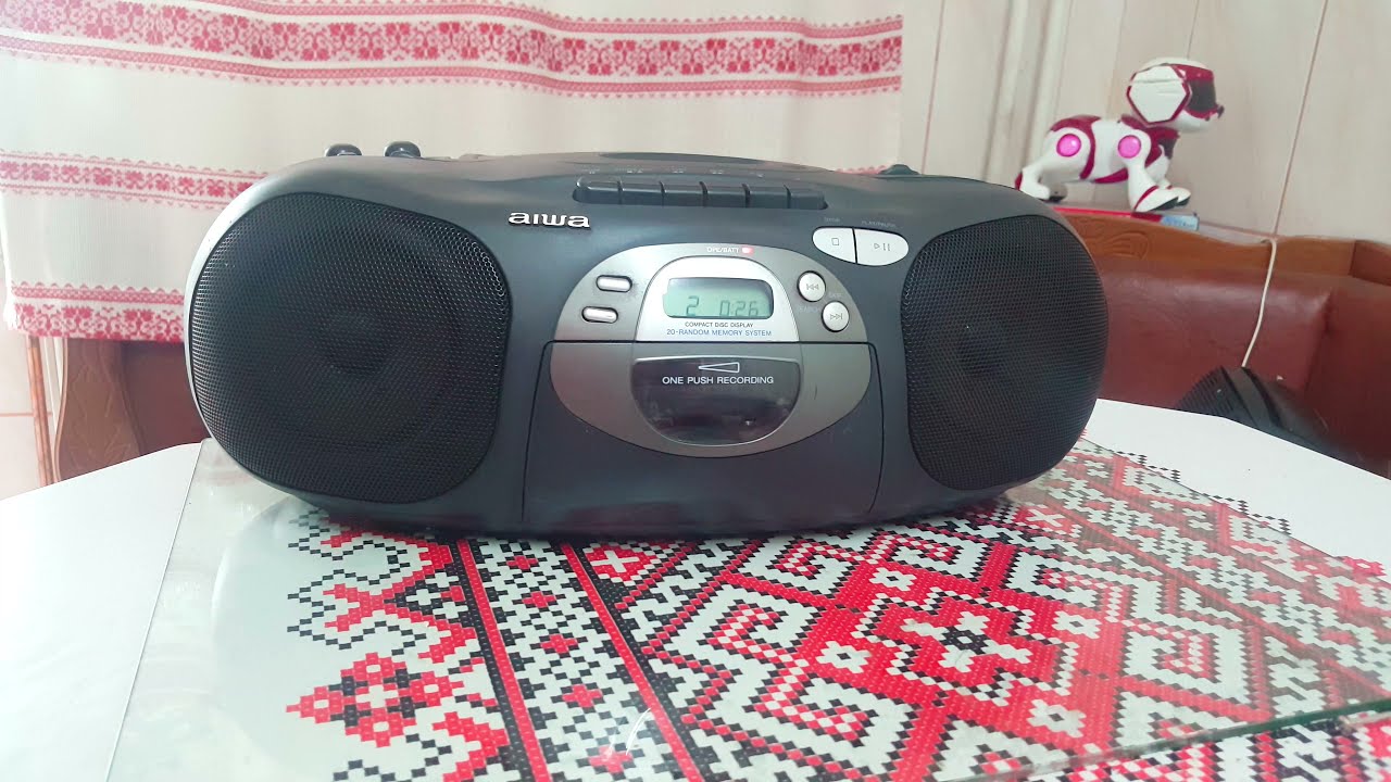 Aiwa CSD-EX210ED Boombox (Japan) - YouTube