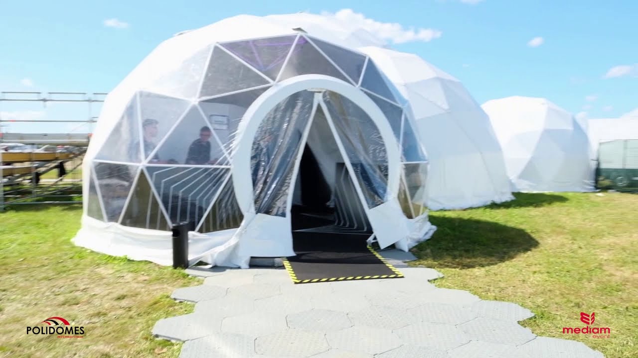 VIP zone at the Open'er Festival, Poland - July 2019 | Polidomes