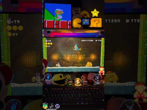 Pasando un castillo con un jefe chafa en tiempo récord - New Super Luigi U