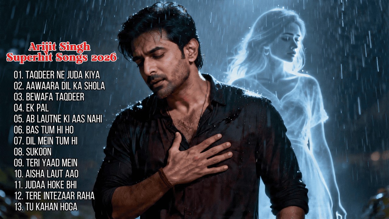 Arijit Singh Superhit Songs 2026  Bollywood Romantic & Sad Collection