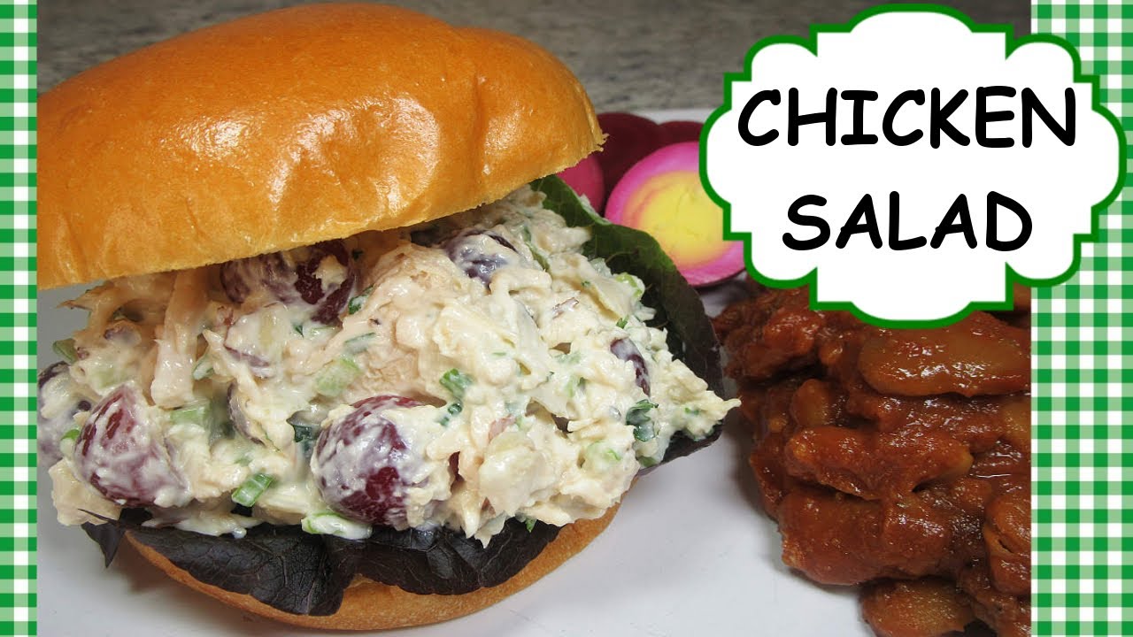 How To Make Chicken Salad with Grapes - YouTube