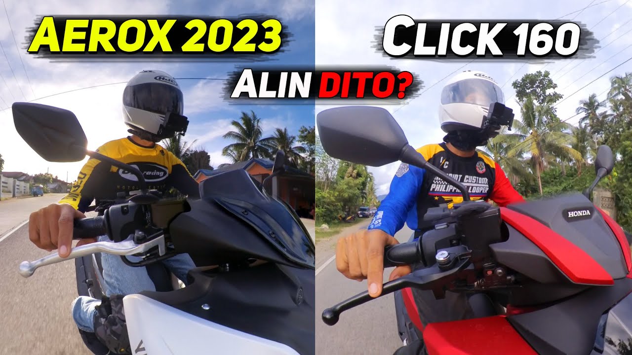 YAMAHA Aerox 155 V2 2023 VS HONDA CLICK 160 - SPECS PRICE FEATURES