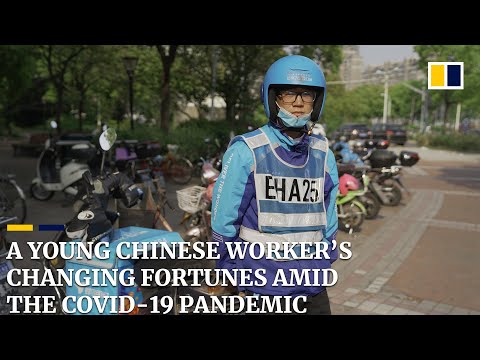 Bartender to delivery man: a young Chinese worker’s changing fortunes amid the Covid-19 pandemic