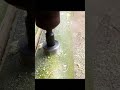 drill a hole just a second #shorts