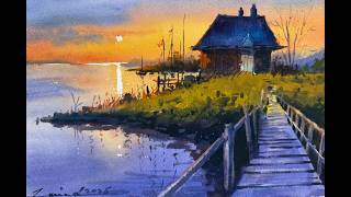 How to Turn a Simple Scene Into a Powerful Watercolor