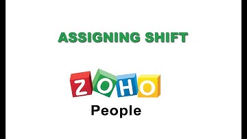 Zoho People Assigning Shift || Santal Informatics - Learning Point