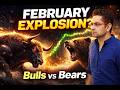 🚨 NIFTY FEBRUARY EXPLOSION? Big Move Loading! ⚔️ Bulls vs Bears:NIFTY Battle Begins! #niftynextweek