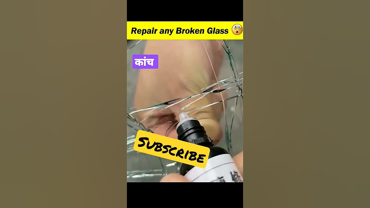 Glass ko kaise jode | टूटा हुआ कांच को कैसे मिलाये #repeir #bosch #glass #shorts #amit #AMEZING