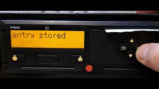Tachograph time change. How to change local time